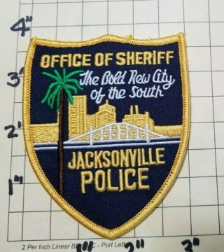 Jacksonville (fl) Police Department " Office Of Sheriff " Patch