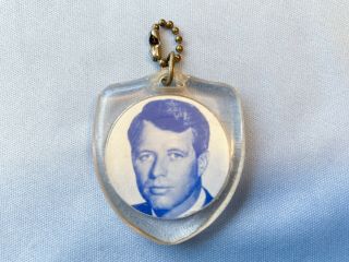 1968 Robert F Kennedy Destined To Become President Photo Keychain