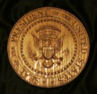3d Carved Wood Presidential Seal