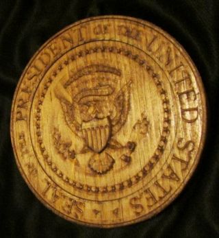 3D Carved Wood Presidential seal 2