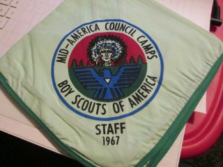 Mid America Council Camps Staff 1967 Neckerchief