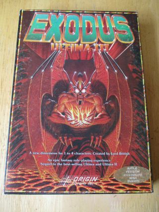Ultima Iii Exodus - Apple Ii Vintage Computer Game Origin Systems 100 Complete