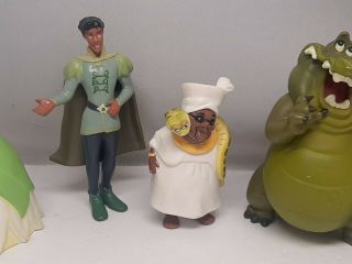 Disney Princess & the Frog Play Set Toy Pvc Cake Toppers Figures Tiana Damage 3