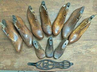 Assortment Of Vintage Wooden Shoe Forms