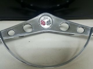 1959 - 1960 Chevy Impala Steering Wheel Horn Ring Vintage