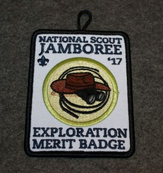 Bsa Pocket Patch…2017 National Scout Jamboree…exploration Merit Badge Launch