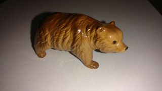 Vintage Hagen Renaker Grizzly Bear Wildlife Ceramic Animal Figurine Miniature
