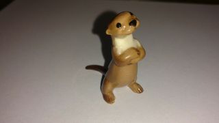 Vintage Hagen Renaker Standing Otter Water Ceramic Animal Figurine Miniature