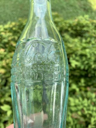 VINTAGE - Nov 16,  1915 Hobbleskirt COCA COLA bottle,  Macon Ga Georgia 2
