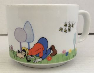 Goofy Walt Disney Productions Coffee Mug Cup Dd Japan Vintage Disneyana Rare
