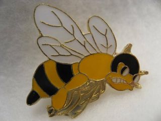 Bumble Bee Lapel Pin Angry Looking Insect Wear Him Today