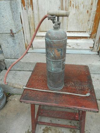 Vintage French Copper And Brass Garden Sprayer Muratori Pulverisateur