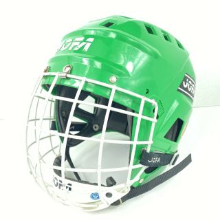 Vintage Jofa Sr Hockey Helmet White Cage 321 Game