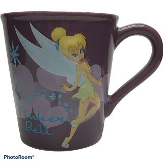 Disney Store Exclusive Fairies Tinker Bell 3d Embossed Coffee Tea Mug Cup