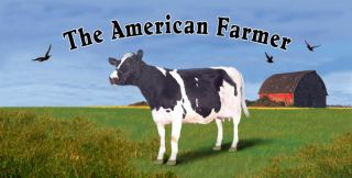 American Farmer Decal Bumper Sticker Personalize Gifts Any Name Or Text 6 "