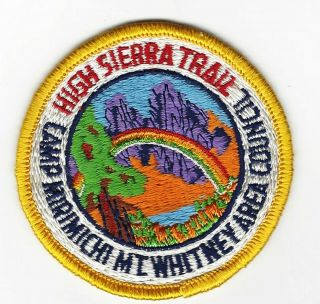 Boy Scout High Sierra Trail Pp Mt.  Whitney A.  C.  Calif