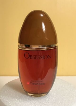Calvin Klein Obsession Cologne Spray 3.  4 Oz For Women Vintage Rare