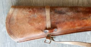Vintage Leather Rifle Case 36 
