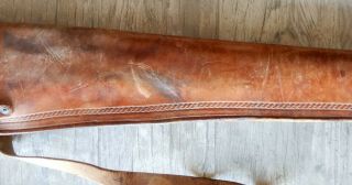 Vintage Leather Rifle Case 36 