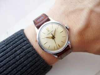 German Junghans Vintage Small Size Wristwatch From 1950 
