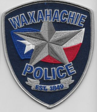 Waxahachie Police State Texas Tx Neat