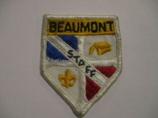 Camp Beaumont Undated Staff Patch - Greater Cleveland Council 1969
