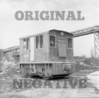Orig 1979 Negative - Lehigh Cement Ge 23 Ton Boxcab Critter Iowa Railroad Ia
