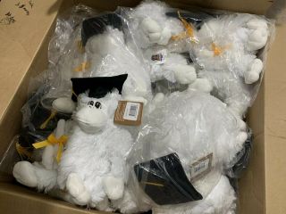 Crane Claw Machine Stuffed Animal Plush Graduation Panda And Gorilla 48 Pc T3