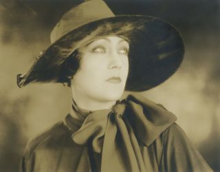 Silent Film Fashion Icon Gloria Swanson Large Vintage 1920s ER Richee Photograph 2
