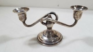 Weighted Sterling Candle Holders 604gr
