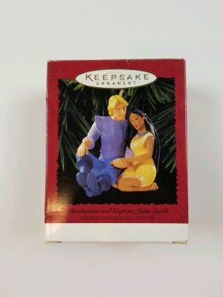 Hallmark Disney Keepsake Ornament - Pocahontas And Captain John Smith - W/ Box