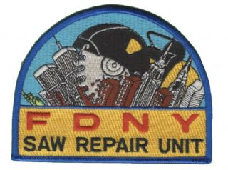 Fdny York City Fire Department Saw Repair Unit Patch.
