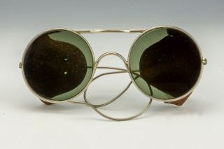 Vintage Air Ministry R.  A.  F Aviators Anti Glare Sunglasses Googles - In Metal Box 2
