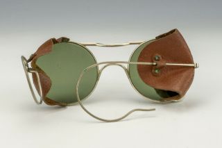 Vintage Air Ministry R.  A.  F Aviators Anti Glare Sunglasses Googles - In Metal Box 3