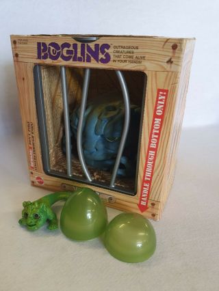 Vintage 1987 Mattel Boglins Vlobb Boxed With Baby Boglin Figure L@@k