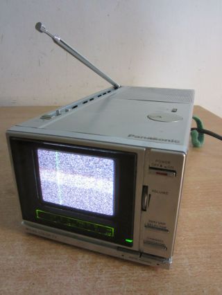 Vintage 1982 Panasonic Ct - 3311 Micro Color Tv Television