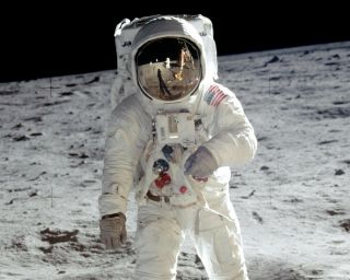 Apollo 11 Buzz Aldrin Nasa Moon Landing 11 X 14 Photo Photograph Poster Cn1