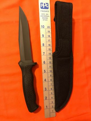 Rare Vintage Buck 650 Fixed Blade Survival Tactical Hunting Knife USA 1994 2