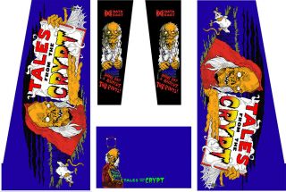 Data East Tales From The Crypt Heads - Lw3 Cab Decal Set - Hurricane Heads