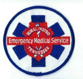 Rural/metro (knox County) Tn Tennessee Emergency Medical Service Patch -