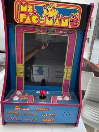 Ms.  Pacman Arcade1up 8 - In - 1 Partycade Arcade Machine - Pre - Owned