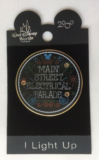 Walt Disney World 2000 Light - Up Pin Main Street Electrical Parade 2152 Wdw