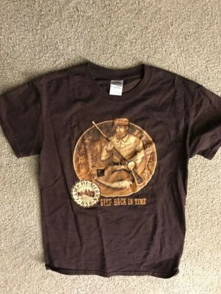 , No Tag Bsa Camp High Sierra Step Back In Time T Shirt Men’s Sz Small Brown