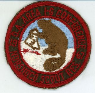 1967 Boy Scout,  Order Of The Arrow Area 1 - G Conf,  Norshoco Res.  Patch