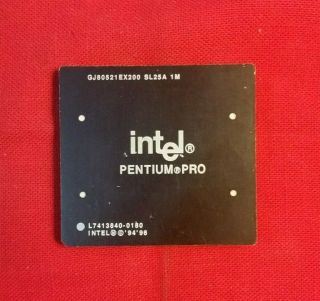 Intel Pentium Pro 200 Mhz 1m Gj80521ex200 Sl25a ✅ Rare Vintage Good