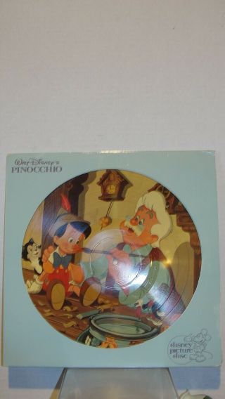 1980 Walt Disney Picture Disc / Lp " Pinocchio "