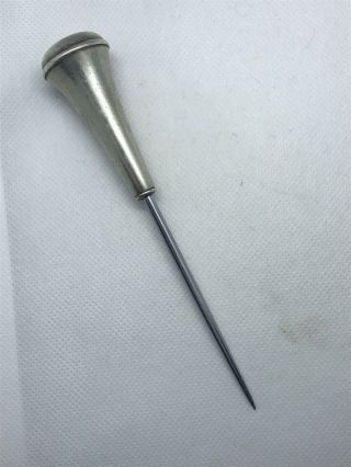 Jh Sterling.  John Hasselbring Sterling Silver Ice Pick,