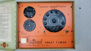 Vintage Imperial Valet Timer 11 Station Automatic Sprinkler Control - Rare