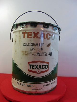 Vintage Texaco 5 Gallon Mulitgear Lube Oil Can