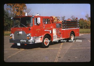 Billerica Ma 1971 Mack Cf Pumper Fire Apparatus Slide